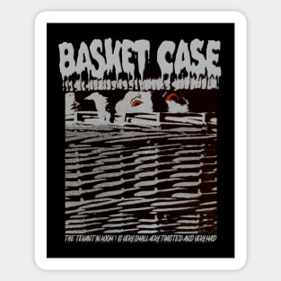 Basket Case, Classic Horror, (Black & White Version) Sticker